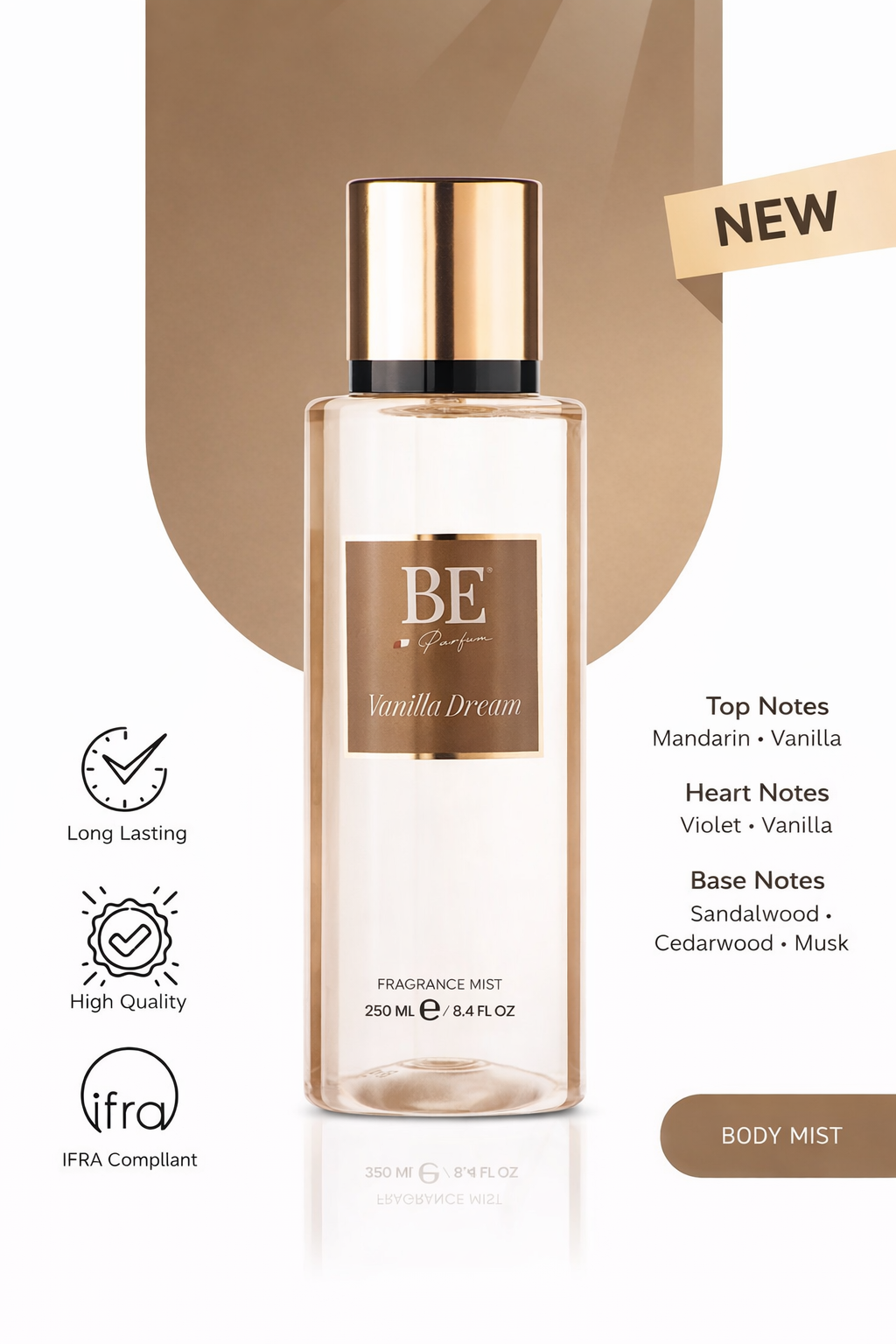 Vanilla Dream - Body Mist V-210 inspired by BARE VANILLA